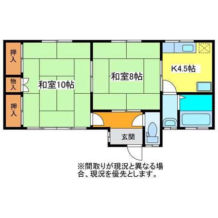 第2幸新荘　　　の物件間取画像